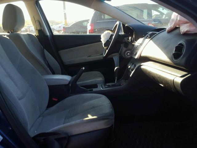 1YVHZ8BH8A5M52271 - 2010 MAZDA 6 I BLUE photo 5