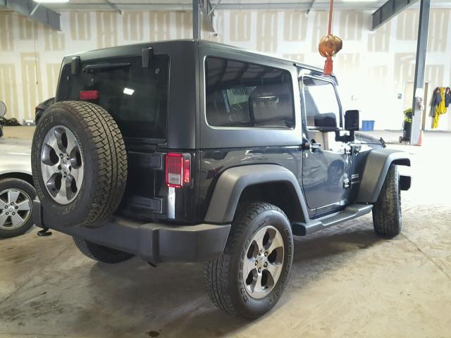 1C4AJWAG8FL541207 - 2015 JEEP WRANGLER S 黑色 照片 4