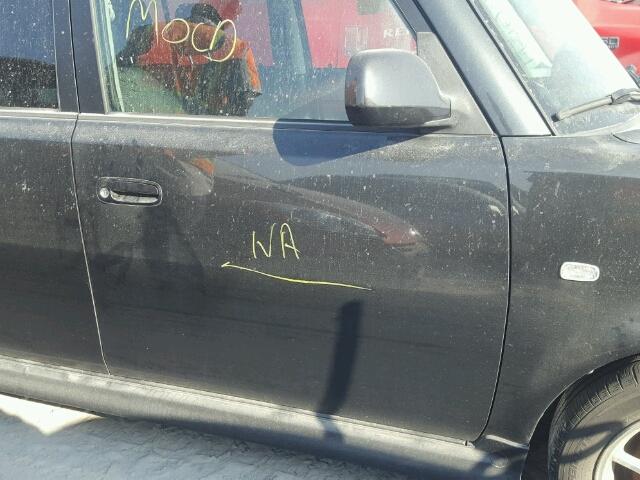 JTLKT324364121578 - 2006 TOYOTA SCION XB BLACK photo 9