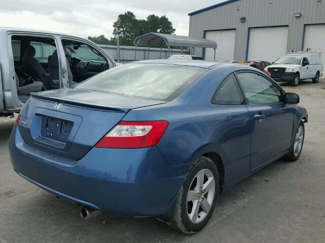 2HGFG128X8H515157 - 2008 HONDA CIVIC EX ლურჯი ფოტო 4