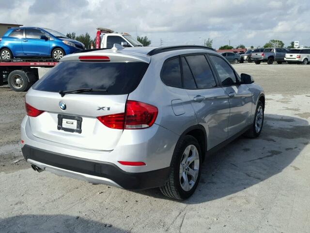 WBAVM1C5XEVW55801 - 2014 BMW X1 SILVER photo 4