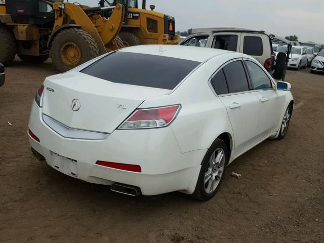 19UUA86229A017669 - 2009 ACURA TL WHITE photo 4