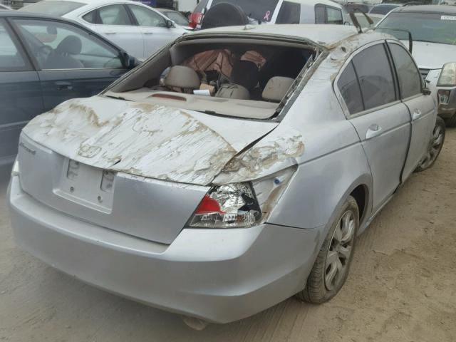 1HGCP26819A083139 - 2009 HONDA ACCORD EXL SILVER photo 4