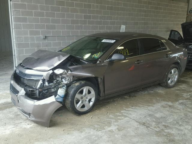 1G1ZA5EU9BF348692 - 2011 CHEVROLET MALIBU LS TAN photo 2