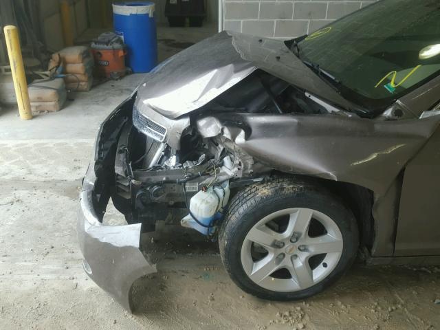 1G1ZA5EU9BF348692 - 2011 CHEVROLET MALIBU LS TAN photo 9