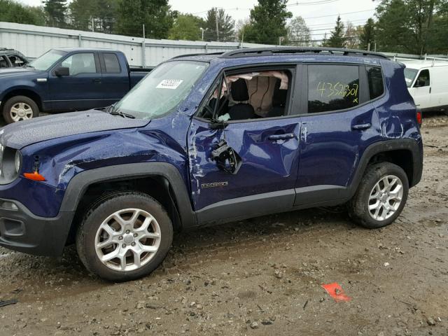 ZACCJBBT7GPD67981 - 2016 JEEP RENEGADE BLUE photo 9