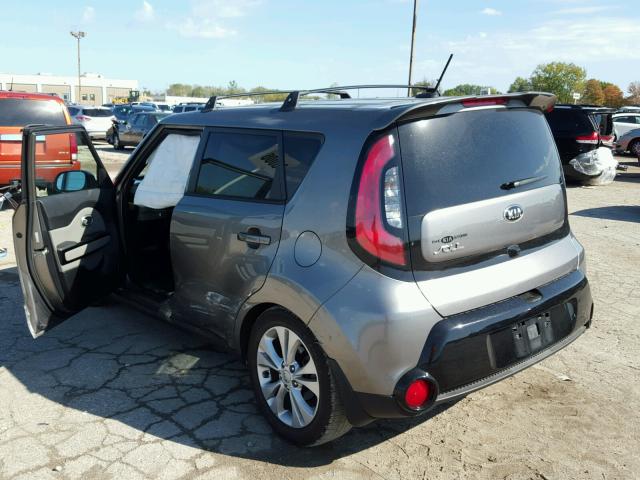 KNDJP3A57G7321014 - 2016 KIA SOUL GRAY photo 3