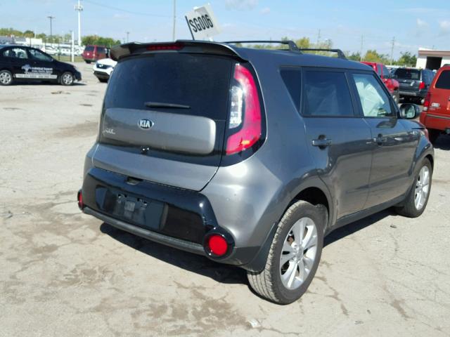 KNDJP3A57G7321014 - 2016 KIA SOUL GRAY photo 4