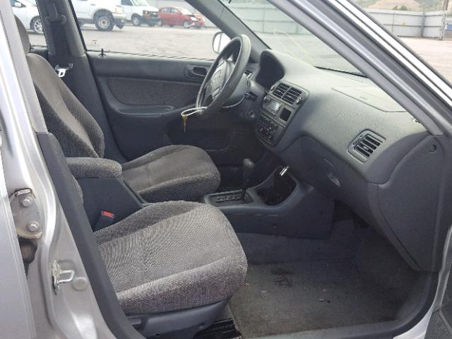 1HGEJ864XWL017621 - 1998 HONDA CIVIC EX SILVER photo 5