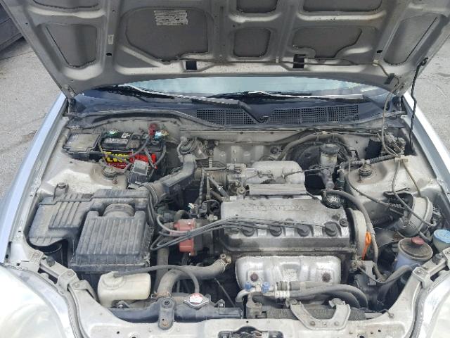 1HGEJ864XWL017621 - 1998 HONDA CIVIC EX SILVER photo 7