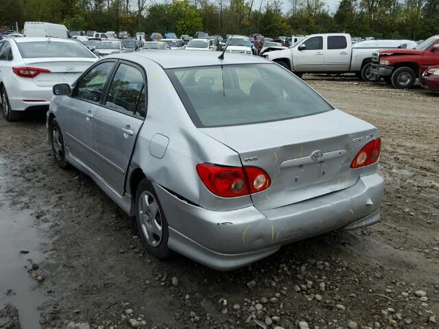 1NXBR32E38Z959899 - 2008 TOYOTA COROLLA CE SILVER photo 3