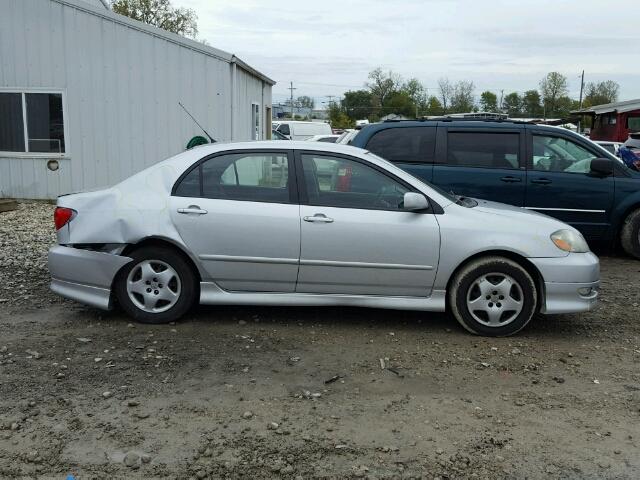 1NXBR32E38Z959899 - 2008 TOYOTA COROLLA CE SILVER photo 9