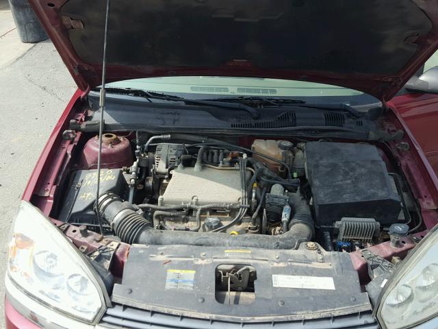 1G1ZT62845F173960 - 2005 CHEVROLET MALIBU MAX 红色 照片 7