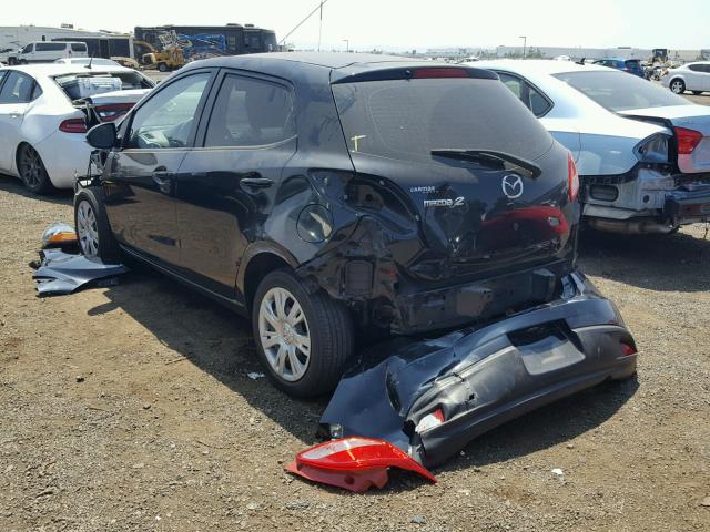 JM1DE1KZ4E0185942 - 2014 MAZDA MAZDA2 SPO BLACK photo 3