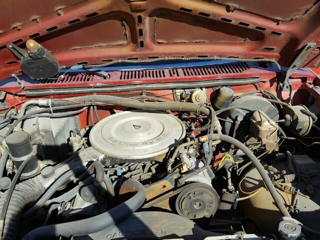 1FTEX15H2GKB92347 - 1986 FORD F150 RED photo 7