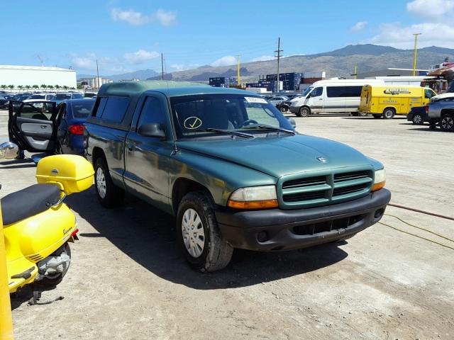 1D7FL16X53S183745 - 2003 DODGE DAKOTA SXT GREEN photo 1