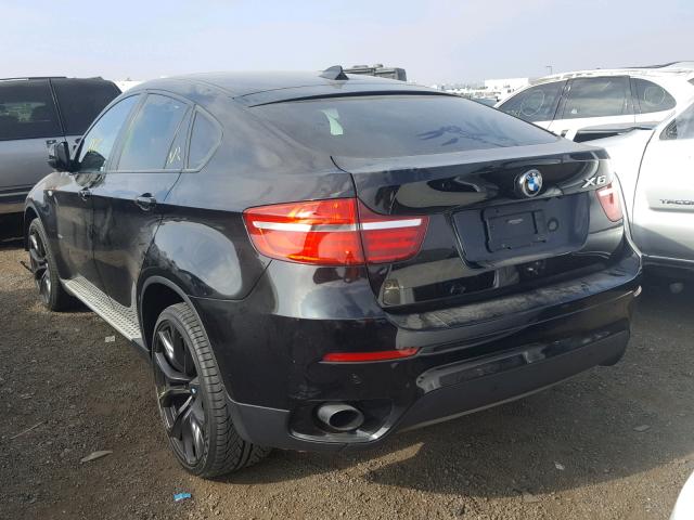 5UXFG2C59E0K41330 - 2014 BMW X6 XDRIVE3 BLACK photo 3