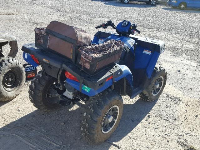 4XAMH46AXEA134525 - 2014 POLARIS SPORTSMAN BLUE photo 4