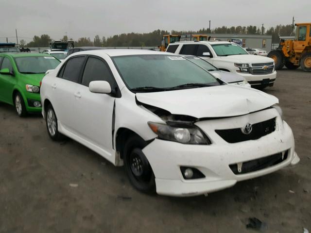 1NXBU4EE6AZ242418 - 2010 TOYOTA COROLLA BA WHITE photo 1