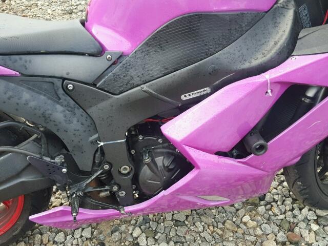 JKAZX4P1X8A035315 - 2008 KAWASAKI ZX600 P PINK photo 7