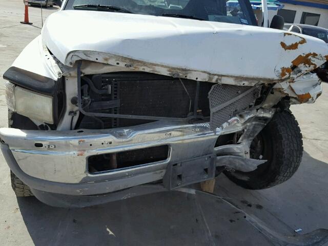 1B7KC23631J554804 - 2001 DODGE RAM 2500 WHITE photo 7