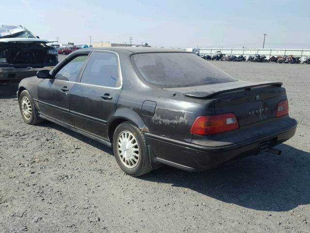 JH4KA7668RC029332 - 1994 ACURA LEGEND L BLACK photo 3