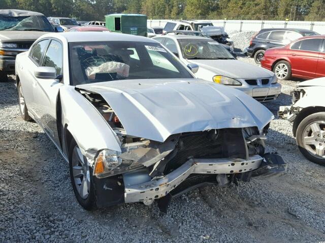 2C3CDXBG7CH296756 - 2012 DODGE CHARGER SE SILVER photo 1