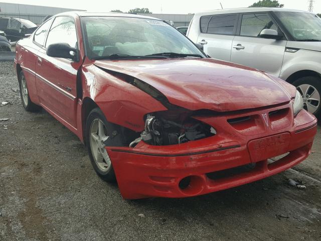 1G2NV12EX1M645811 - 2001 PONTIAC GRAND AM G RED photo 1