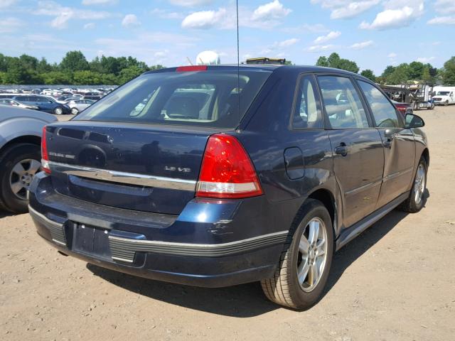 1G1ZT62884F168954 - 2004 CHEVROLET MALIBU MAX BLUE photo 4