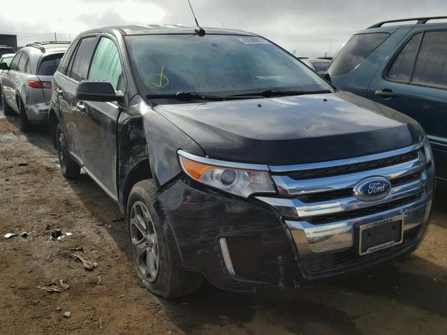 2FMDK4JC6DBE35892 - 2013 FORD EDGE SEL BLACK photo 1