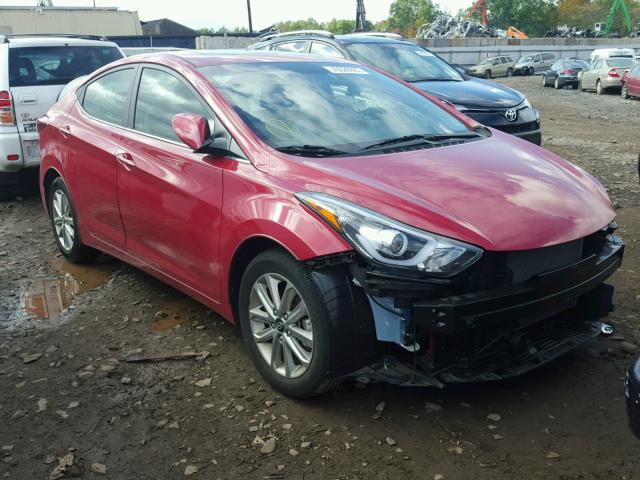 KMHDH4AE1FU447462 - 2015 HYUNDAI ELANTRA SE RED photo 1