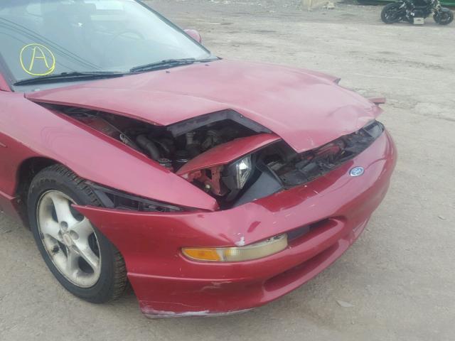 1ZVCT22BXP5142297 - 1993 FORD PROBE GT MAROON photo 9