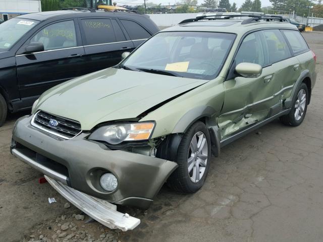 4S4BP86C954363624 - 2005 SUBARU LEGACY GREEN photo 2