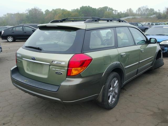 4S4BP86C954363624 - 2005 SUBARU LEGACY GREEN photo 4