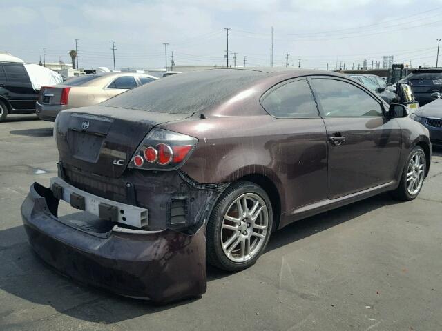 JTKDE167880274208 - 2008 TOYOTA SCION TC PURPLE photo 4