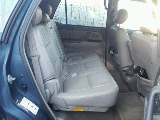 5TDBT48A85S248750 - 2005 TOYOTA SEQUOIA BLUE photo 6