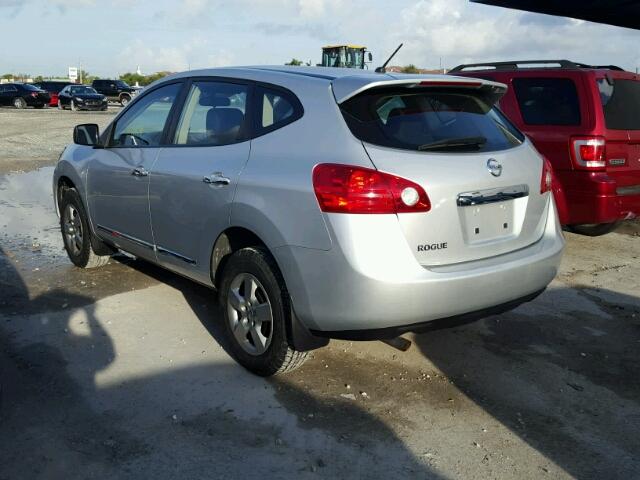 JN8AS5MT2DW027174 - 2013 NISSAN ROGUE SILVER photo 3