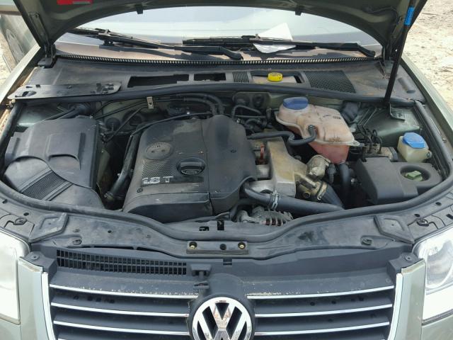 WVWPD63B23E019479 - 2003 VOLKSWAGEN PASSAT GLS GREEN photo 7