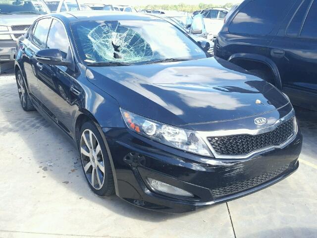 5XXGR4A63CG049596 - 2012 KIA OPTIMA BLACK photo 1