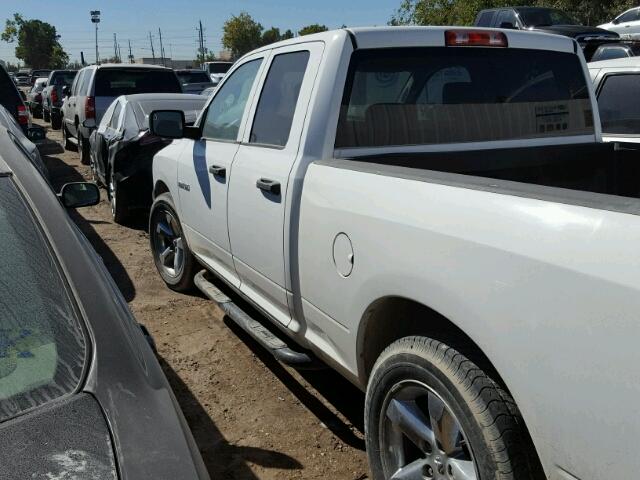 1D7RB1GK9AS151378 - 2010 DODGE RAM 1500 WHITE photo 9