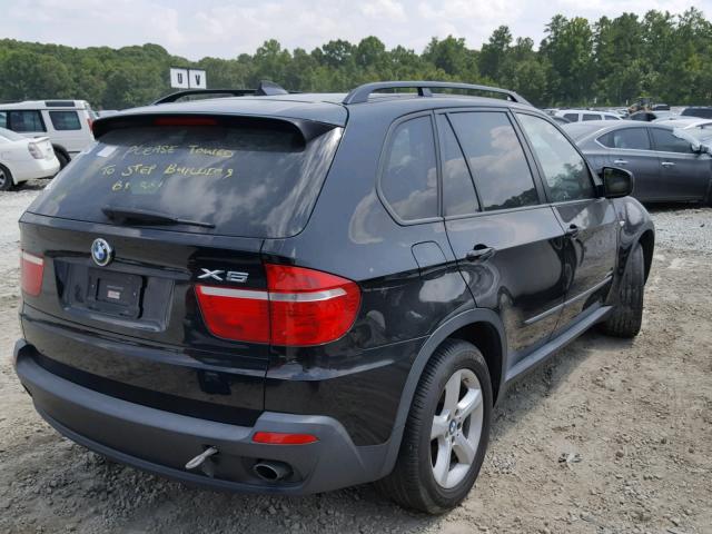 5UXFE43529L038267 - 2009 BMW X5 XDRIVE3 BLACK photo 4