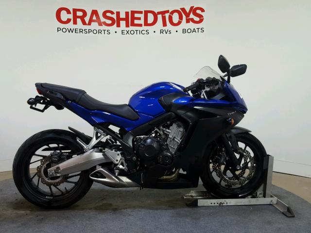 MLHRC7402F5100515 - 2015 HONDA CBR650 F BLUE photo 1