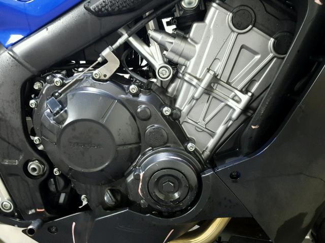 MLHRC7402F5100515 - 2015 HONDA CBR650 F BLUE photo 12