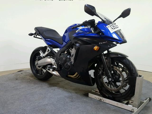 MLHRC7402F5100515 - 2015 HONDA CBR650 F BLUE photo 2