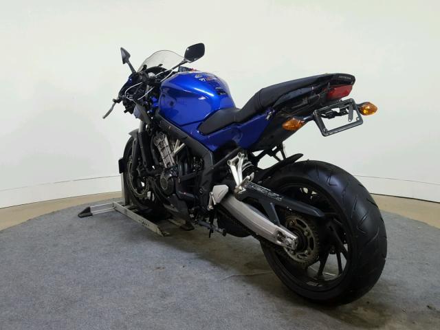 MLHRC7402F5100515 - 2015 HONDA CBR650 F BLUE photo 6