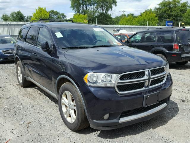 1D4RE4GG6BC674502 - 2011 DODGE DURANGO CR BLACK photo 1