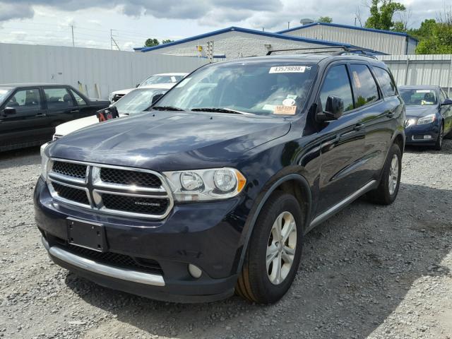 1D4RE4GG6BC674502 - 2011 DODGE DURANGO CR BLACK photo 2