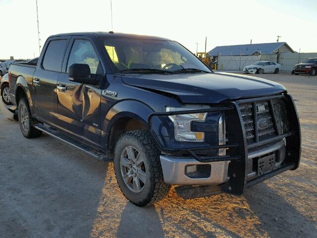 1FTEW1EP7GKD22410 - 2016 FORD F150 SUPER BLACK photo 1