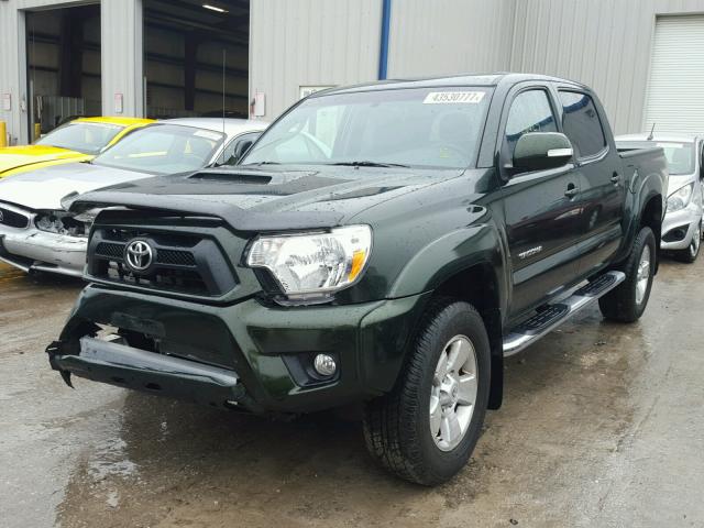 3TMLU4EN1CM096039 - 2012 TOYOTA TACOMA GREEN photo 2