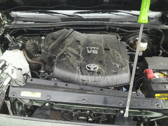 3TMLU4EN1CM096039 - 2012 TOYOTA TACOMA GREEN photo 7